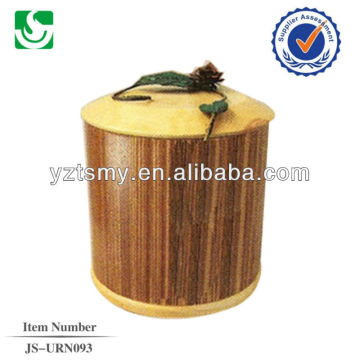 petites urnes de bois solides JS-URN093